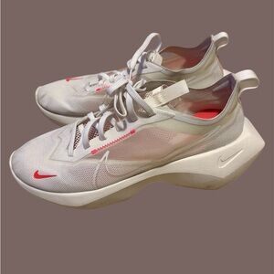 Nike Women's White and Pink Sneakers